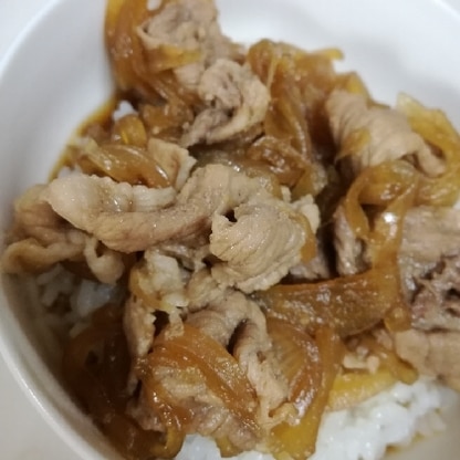 簡単に出来て、美味しかったです。
豚こま肉で給料日前に助かる～